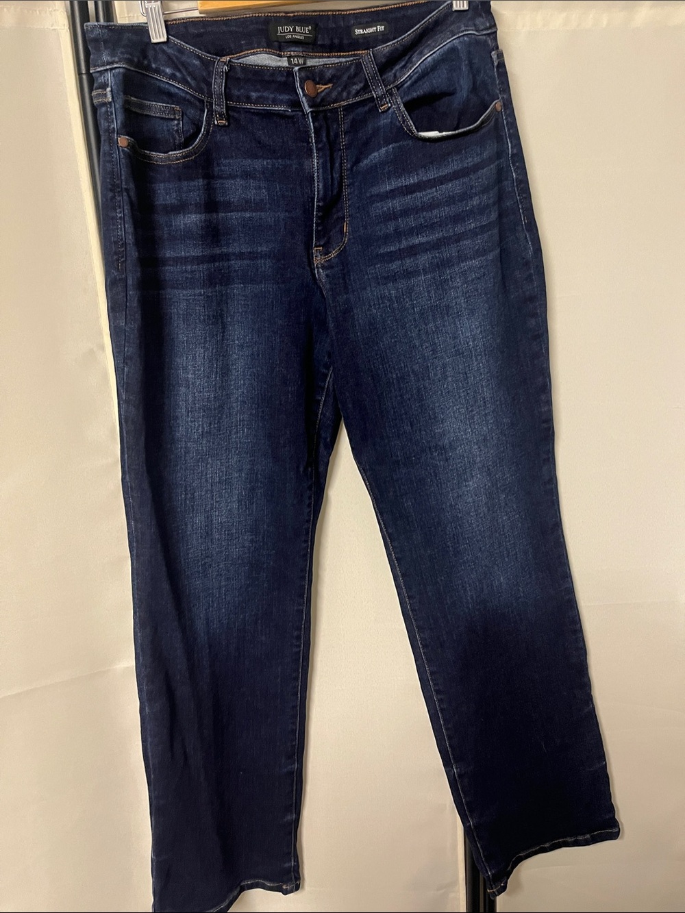 Judy Blue Women's Dark Indigo Straight Leg Jeans